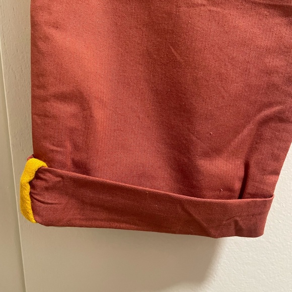 Pact Twill Elastic Waist Cropped Pants - L - Picture 4 of 6